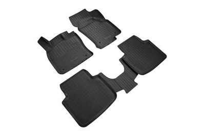 SET COVORASE AUTO CAUCIUC FIT SKODA SUPERB III 3D (2015-) - 5 PCS foto