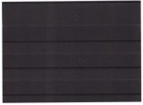 Carton expunere timbre 158x113mm, negru, 3 randuri, folie de protectie