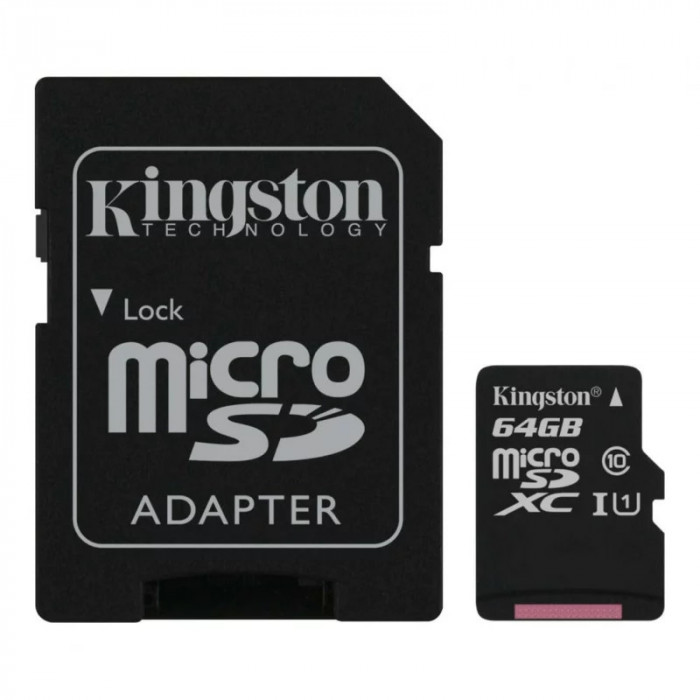Card memorie MicroSD KINGSTON 64 GB microSDXC
