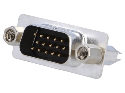 Conector D-Sub HD 15 pini THT drept foto