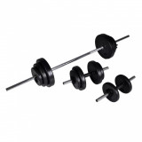 Set Cu Halteră Si 2 Gantere 30,5 Kg 90377, General