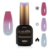 Oja Semipermanenta Termica 3 Culori LUXORISE ThermoCool - Royal Glimmer 10ml
