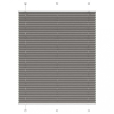 vidaXL Jaluzea plisată Antracit 110x150 cm Lățime țesătură 109,4 cm foto