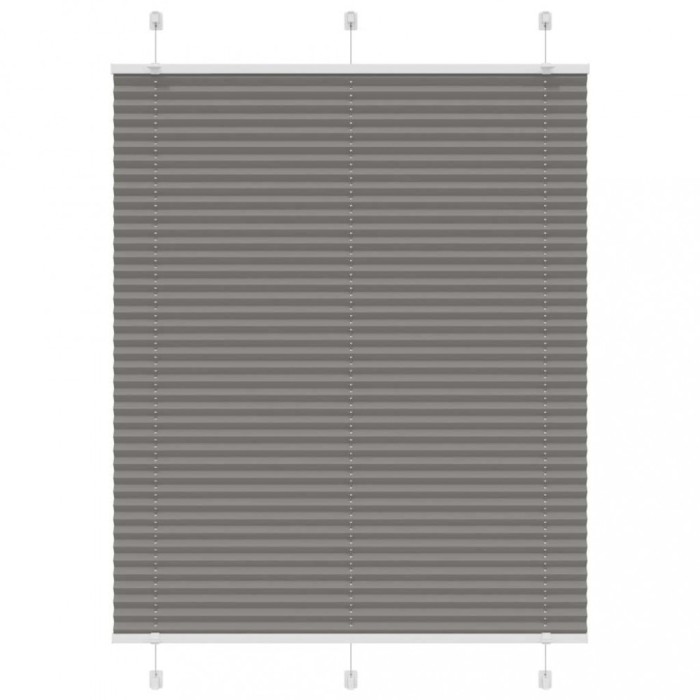 vidaXL Jaluzea plisată Antracit 110x150 cm Lățime țesătură 109,4 cm