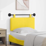 vidaXL Tăblie de pat suspendată Galben Deschis Țesătură din corduroy 3424278