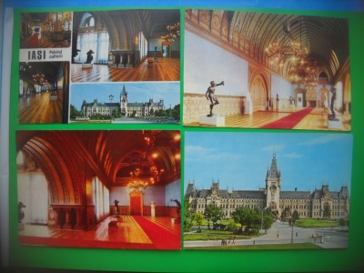 HOPCT LOT 2958 PALATUL CULTURII -IASI-4 CARTI POSTALE-NECIRCULATE foto