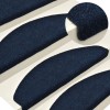 VidaXL Covorașe autoadezive pentru scări, 5 buc., 65x21x4 cm, bleumarin, semirotunde, mari 149718