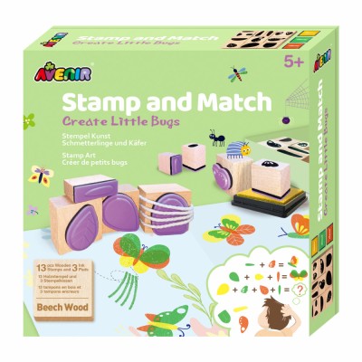 Set creativ cu stampile - Insecte foto