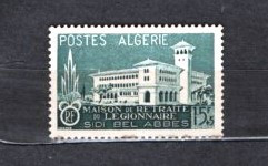 ALGERIA 1956 - ARHITECTURA. LEGIUNEA FRANCEZA. SERIE NESTAMPILATA, DB11