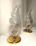 Veioze accent Art Deco sticlă Murano Barovier, vintage Mid Century