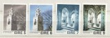 IRLANDA 1975 - MONUMENTE , CONSTRUCTII ,BISERICI -SERIE COMPLETA NESTAMPILATA, Nestampilat