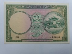 Vietnamul de Sud -South Vietnam 1 Dong 1955 -UNC foto