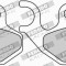 Lichidare: SET PLACUTE FRANA FERODO