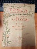AS - PARTITURA - G. PUCCINI - TOSCA , II AKT