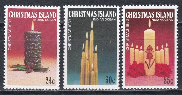 Christmas Insule 1983 - Crăciun - Lum&acirc;nări, MNH