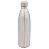 Sticla termos metalica Pufo Clasic pentru bauturi, izoterm, 500 ml, gri