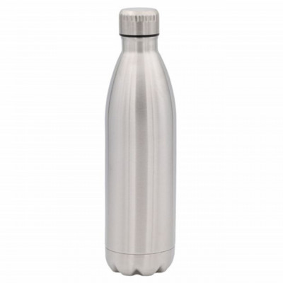 Sticla termos metalica Pufo Clasic pentru bauturi, izoterm, 500 ml, gri foto