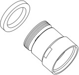Ideal Standard articulație sferică M 18x1 cromat