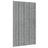 vidaXL Panou de acoperiș 12 pcs Argintiu 80 x 45 cm Oțel galvanizat 42047119