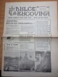 ziarul dulce bucovina septembrie - octombrie 1990