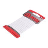 Elastic simplu plat, latime 4 mm, lungime 5 m, Alb