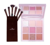 Set Machiaj, SensoPro Milano, Valentine Eyes, Paleta Fard si Pensule Machiaj