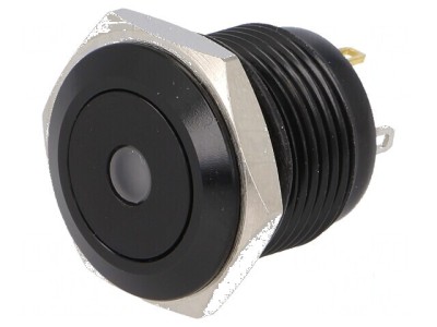 Comutator anti-vandalism Poz 2 SPST-NO 2A/36VDC IP65 verde foto