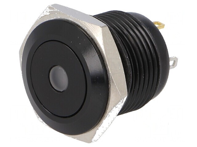 Comutator anti-vandalism Poz 2 SPST-NO 2A/36VDC IP65 verde