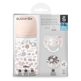 Cumpara ieftin Set pentru bebelusi, Memories, roz, 3 piese, Suavinex