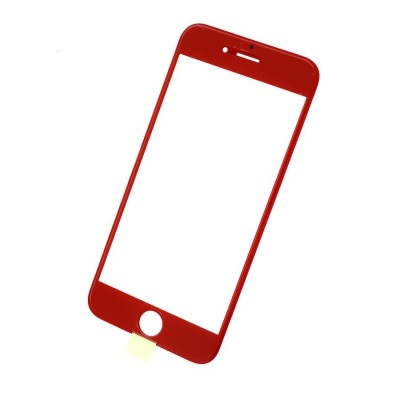 Geam Sticla iPhone 6, 4.7 + Rama, Rosu foto