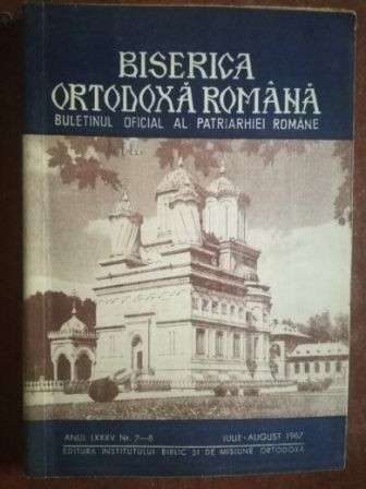 Biserica ortodoxa romana. Buletinul oficial al Patriarhiei Romane