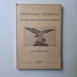Dionisie Lintia, Catalogul faunei ornitologice. Carte ornitologie, Muzeul Ornitologic Timisoara / Muzeul Banatului, 1944