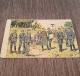 Carte Poștală Veche Germană &ndash; Militari &icirc;n Uniformă, Ilustrație de Epocă, Editura Walter Hahn