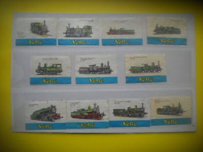 HOPCT LOT NR 16 TREN / TRENURI -11 ETICHETE VECHI CHIBRITURI-FILUMENIE-OLANDA foto