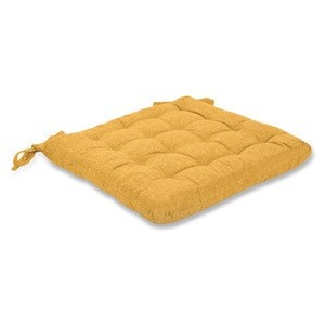 Perna Scaun Bumbac Mustar 40x40 cm foto