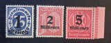Germania / Republica de la Weimar (1923) "2 Millionen" &amp; "15 Millionen" (incl. Timbru cu Margine și C&acirc;mp de Siguranță) (MINT / Neștampilat) CLK1, Stampilat