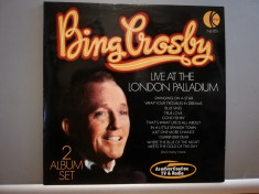 Bing Crosby ? Live At The London - 2LP Set ( 1976/United /RFG) - Vinil/Impecabil foto