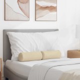 vidaXL Perne Bolster 2 pcs Crem &Oslash; 15 x 40 cm țesătură 42014275