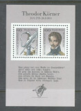 Germany Bundes 1991 Theodor Korner perf. sheet Mi.B25 MNH DA.167, Nestampilat