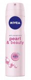 Deodorant spray Nivea Deo feminin Pearl&amp;Beauty, 150 m