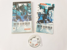 Joc SONY Playstation PSP - Metal Gear Solid Digital Graphic Novel foto