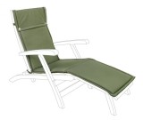 Cumpara ieftin Perna sezlong textil verde Olefin 50x176x3 cm