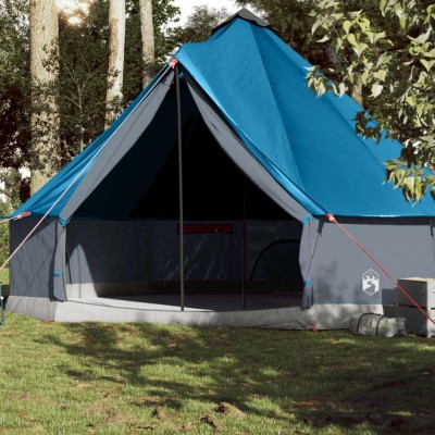 Gossi cort de familie tipi pentru 10 persoane, albastru, impermeabil foto