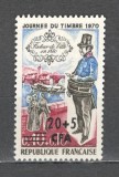 Reunion.1970 TIMBRE FRANTA:Ziua marcii postale-supr. SR.213, Nestampilat