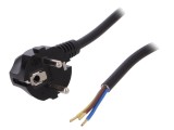 Cablu Electric 3x1,5mm2 PVC 1,5m Negru 16A 250V