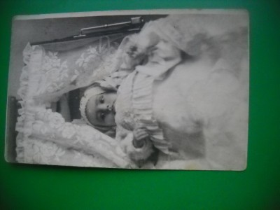 HOPCT 349 C FATA BEBELUS IN 1934 FOTOGRAFIE VECHE TIP CP foto