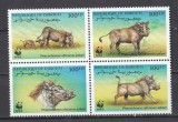 Djibouti 2000 - Fauna WWF, animale, serie neuzata