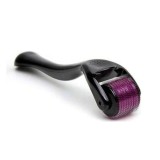 Dermaroller Skin Roller System 540 Microace Titanium 1mm Violet/Negru: Fata, Corp, Par - Antirid, Anti-imbatranire, Regenerare, Volum