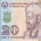 Bancnota Tadjikistan 20 Somoni 2021 - P25 UNC ( vezi descriere )