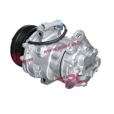 Compresor aer conditionat Opel Astra F, 1991-2002, motorizare 1.4, 66kw, 1.6, 55kw/74kw, benzina, rola curea 105 mm, 5 caneluri, Delphi tip: HARRISON foto